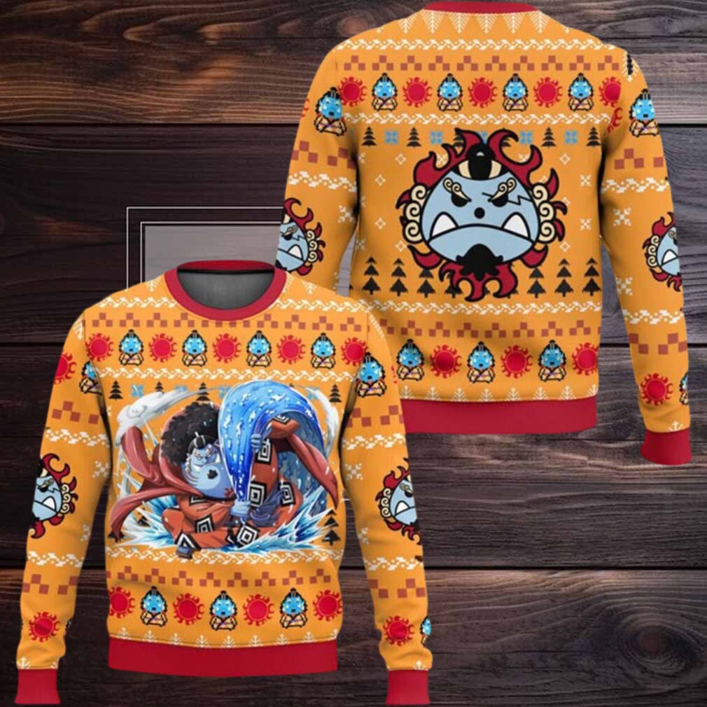 Jinbe One Piece Ugly Christmas Sweater Jinbe One Piece Ugly Christmas Sweater
