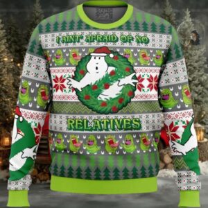 Jinglebusters Ghostbusters Ugly Christmas Sweater