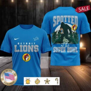 Detroit Lions NFL Buc ee’s Spotted at the Super Bowl Shirt