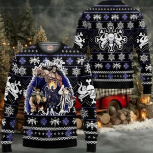 Kaido Beast Pirates Anime Xmas Gifts One Piece Ugly Christmas Sweater