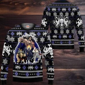 Kaido Beast Pirates Anime Xmas Gifts One Piece Ugly Christmas Sweater