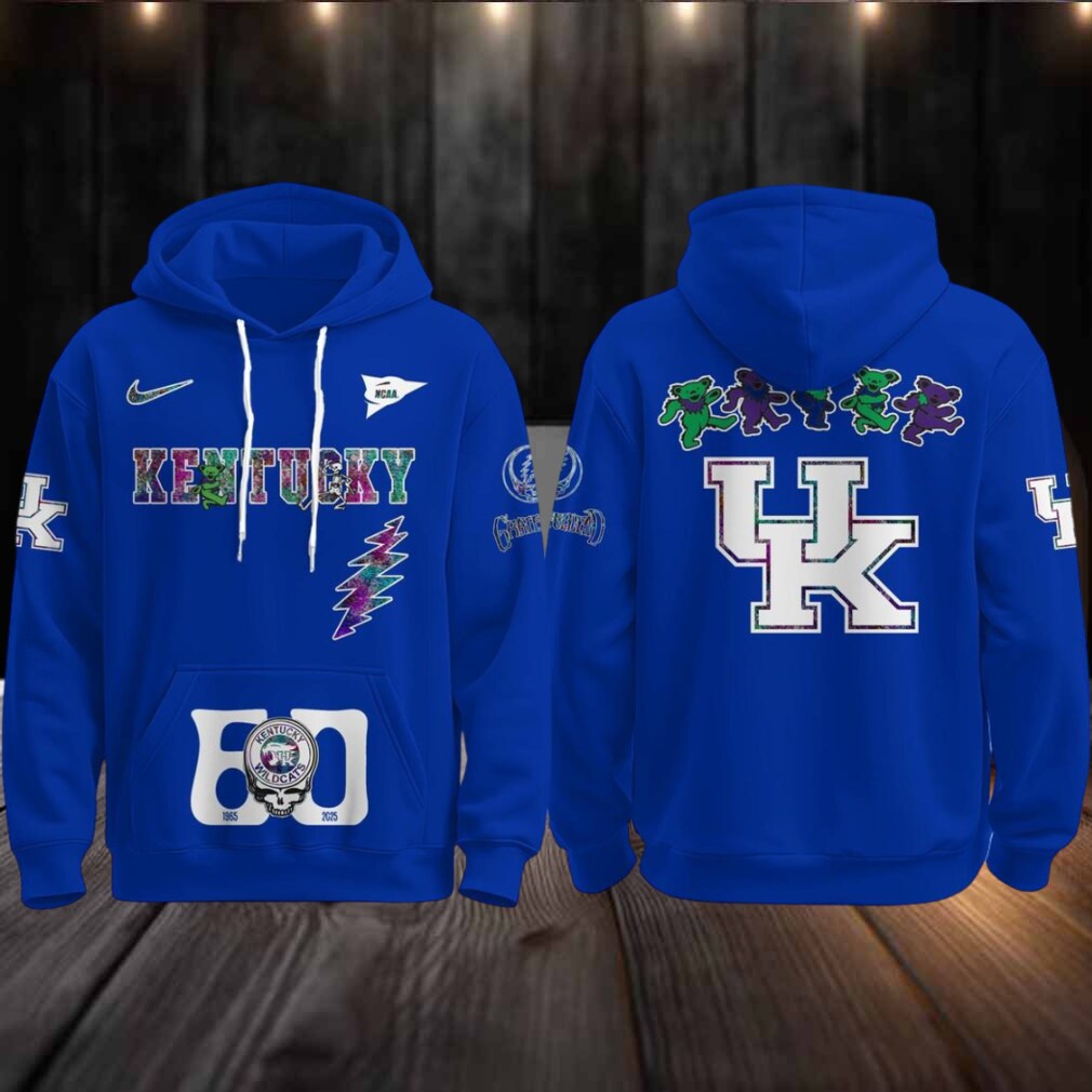 Kentucky Wildcats Celebrating Grateful Dead 60th Anniversary 2025 Hoodie T Shirt Kentucky Wildcats Celebrating Grateful Dead 60th Anniversary 2025 Hoodie T Shirt