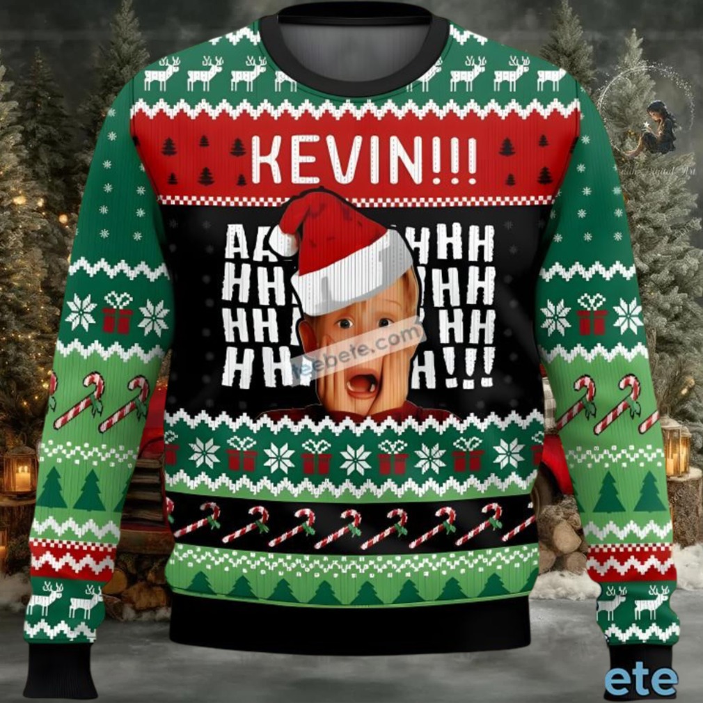 Kevin Home Alone Santa Ugly Holiday Sweater Red Green Kevin Home Alone Santa Ugly Holiday Sweater Red Green