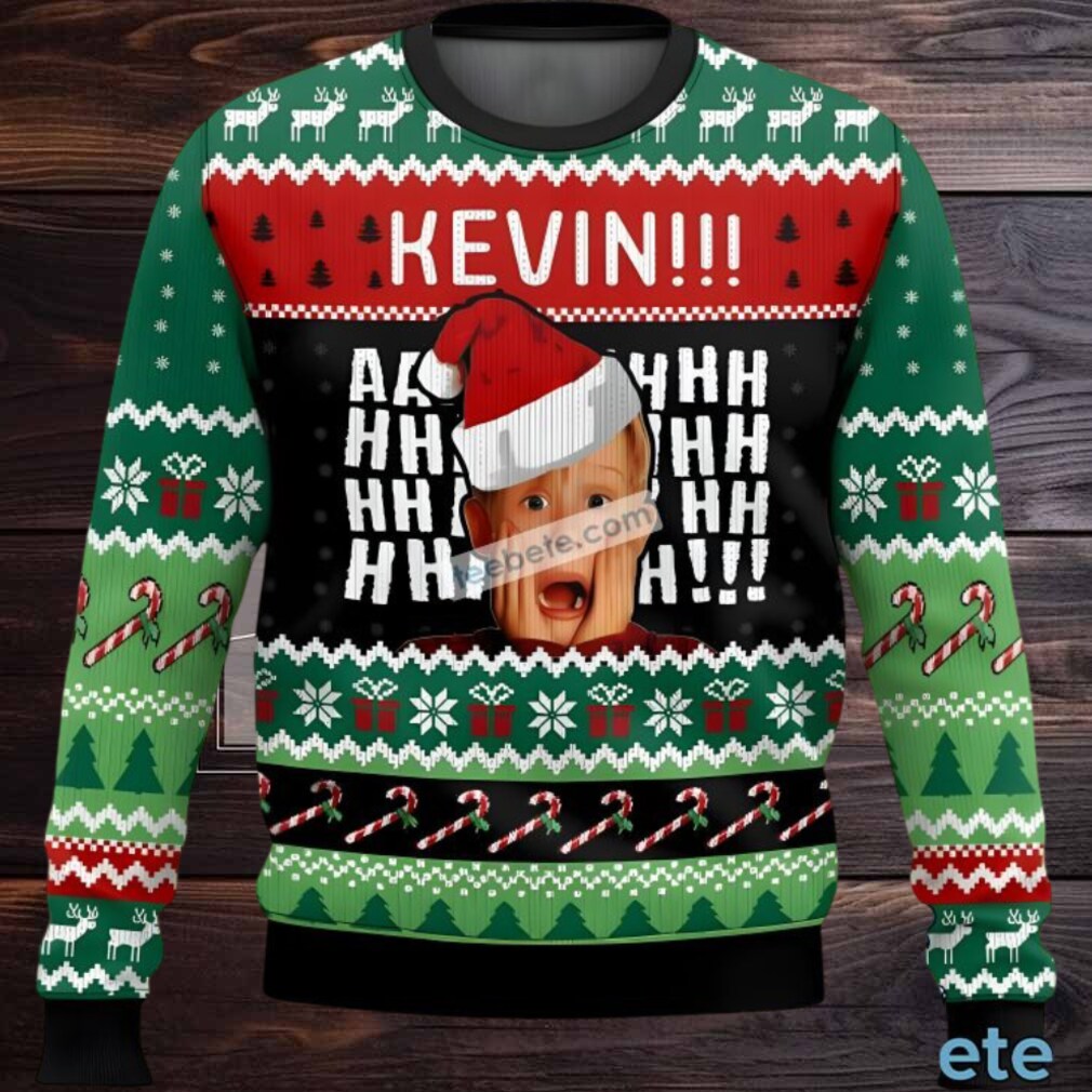 Kevin Home Alone Santa Ugly Holiday Sweater Red Green Kevin Home Alone Santa Ugly Holiday Sweater Red Green
