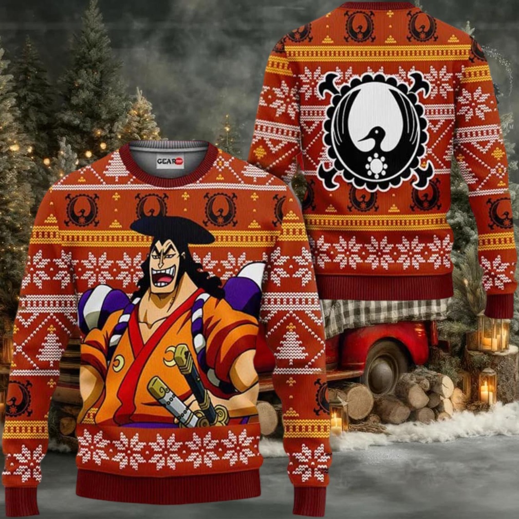 Kozuki Oden Anime Xmas Gifts One Piece Ugly Christmas Sweater Kozuki Oden Anime Xmas Gifts One Piece Ugly Christmas Sweater