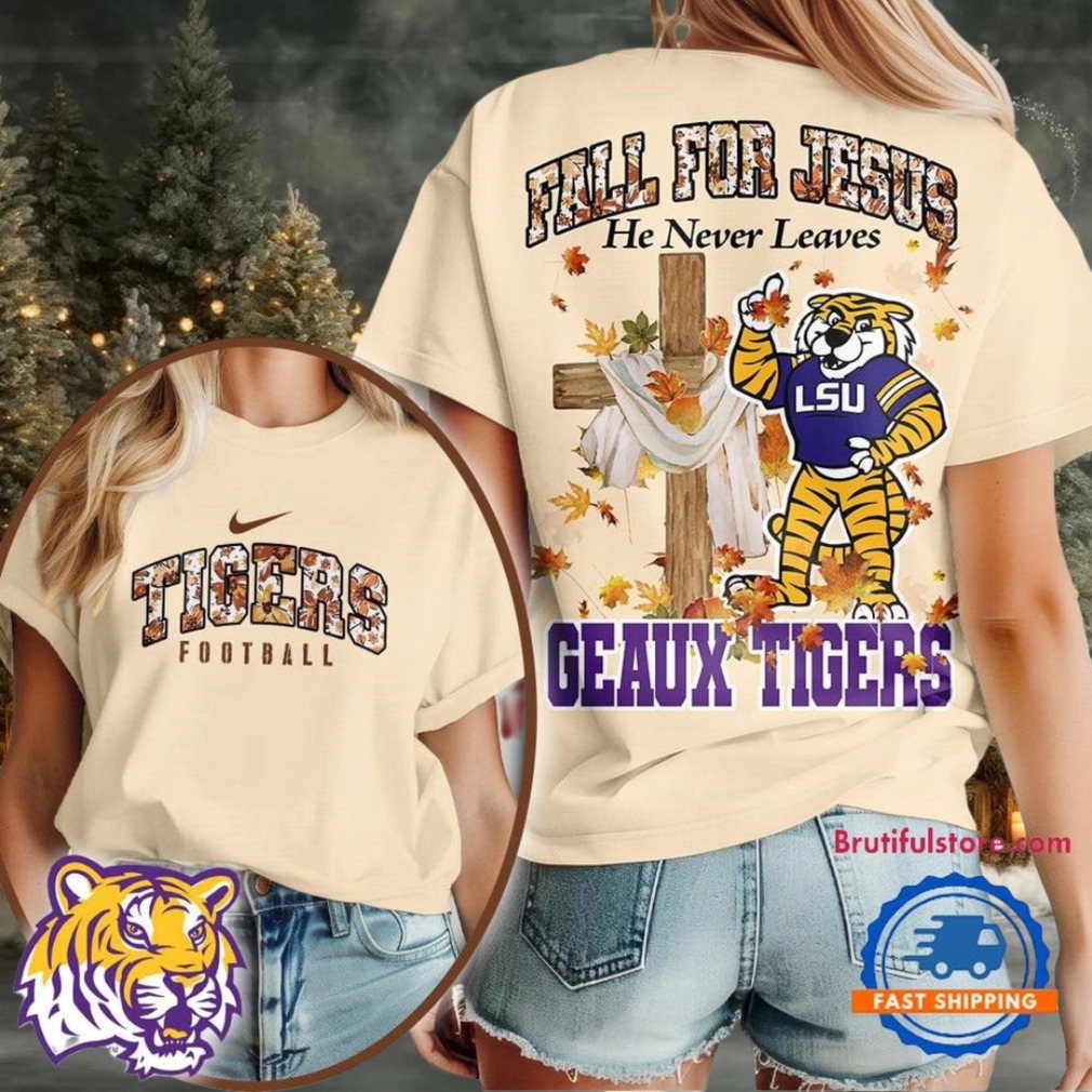 LSU Tigers 2025 NCAA Season Fall For Jesus Unisex 3D Shirt