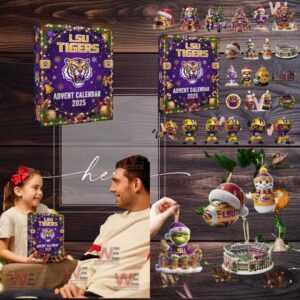 LSU Tigers football 2025 Advent Calendar Christmas