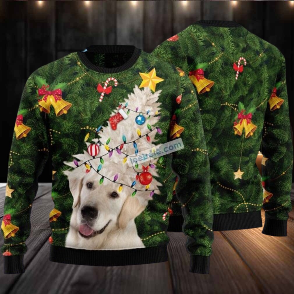 Labrador Retriever Head Tree Ugly Christmas Sweater Womens Sweatshirt Labrador Retriever Head Tree Ugly Christmas Sweater Womens Sweatshirt