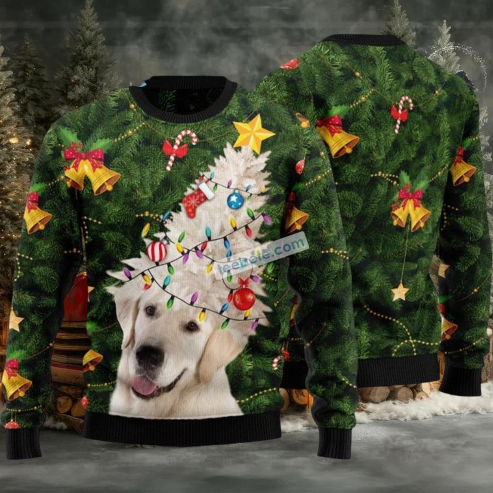 Labrador Retriever Head Tree Ugly Christmas Sweater Womens Sweatshirt Labrador Retriever Head Tree Ugly Christmas Sweater Womens Sweatshirt