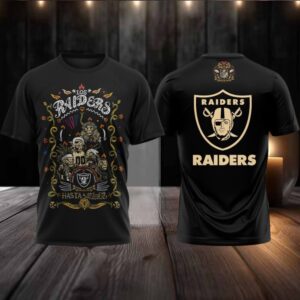 Las Vegas Raiders Celebrating The Day Of The Dead Hasta La Muerte 2025 Hoodie T Shirt