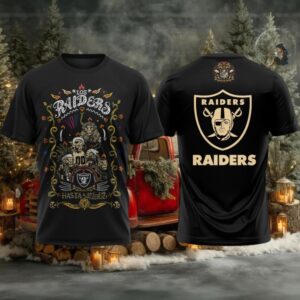 Las Vegas Raiders Celebrating The Day Of The Dead Hasta La Muerte 2025 Hoodie T Shirt