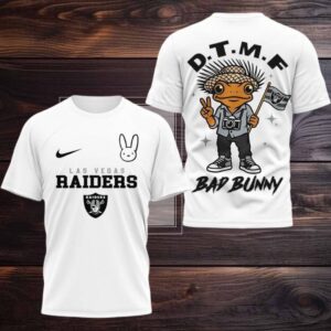 Las Vegas Raiders NFL Bad Bunny 2025 New Two Sided Shirt