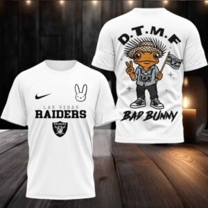 Las Vegas Raiders NFL Bad Bunny 2025 New Two Sided Shirt