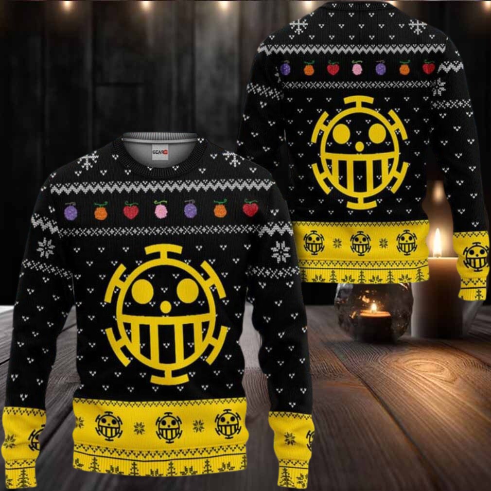 Law Symbol One Piece Ugly Christmas Sweater Law Symbol One Piece Ugly Christmas Sweater
