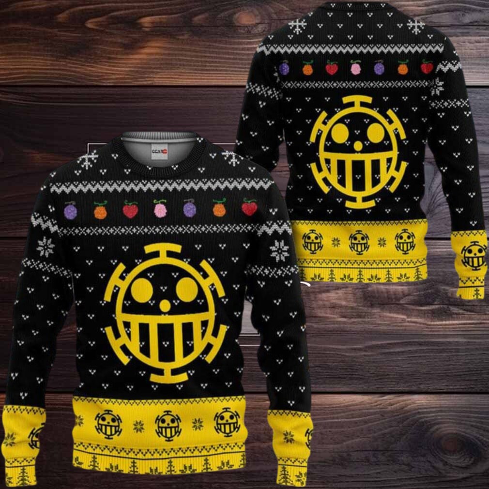 Law Symbol One Piece Ugly Christmas Sweater Law Symbol One Piece Ugly Christmas Sweater
