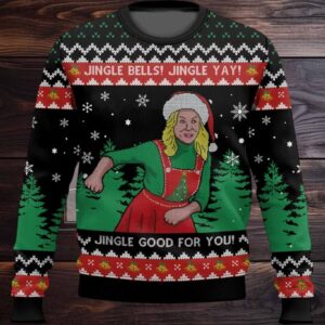 Leslie Knope Jingle Bells Jingle Yay Jingle Good For You Ugly Christmas Sweater