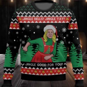 Leslie Knope Jingle Bells Jingle Yay Jingle Good For You Ugly Christmas Sweater