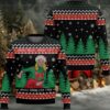 Christmas Tree Cat With Santa Hat Ugly Christmas Sweater Christmas Tree Cat With Santa Hat Ugly Christmas Sweater