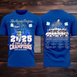 Let’s Go Dodgers NLCS Champions 2025 New Two Sided Shirt
