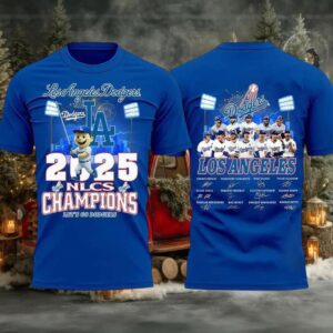 Let’s Go Dodgers NLCS Champions 2025 New Two Sided Shirt