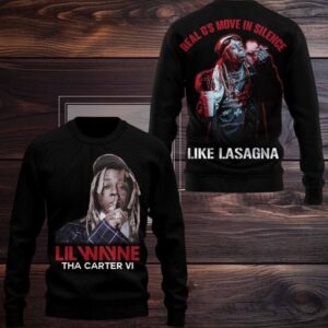 Lil Wayne Real G’s Move In Silence Like Lasgna Ugly Christmas Sweater