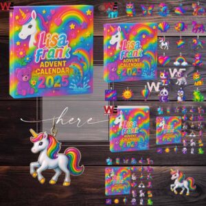 Lisa Frank 2025 Advent Calendar Christmas