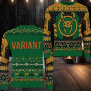Loki The Christmas Variant Marvel Ugly Sweater