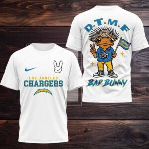 Los Angeles Chargers NFL Bad Bunny 2025 New Two Sided Shirt