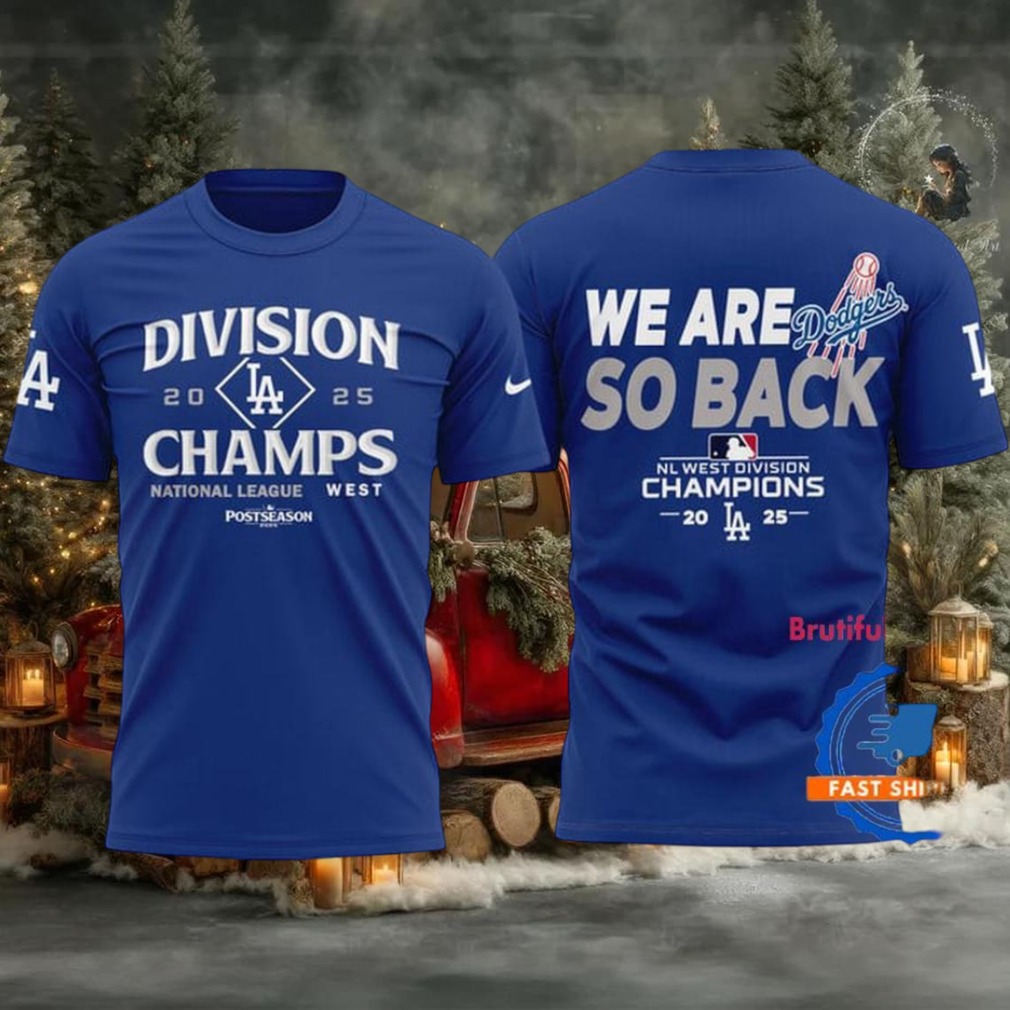 Los Angeles Dodgers 2025 NL West Division Champions Limited Edition T Shirt