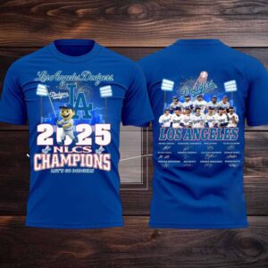 Los Angeles Dodgers NLCS 2025 Champions Celebrating Hoodie T Shirt