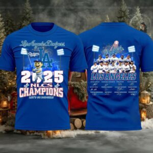 Los Angeles Dodgers NLCS 2025 Champions Celebrating Hoodie T Shirt
