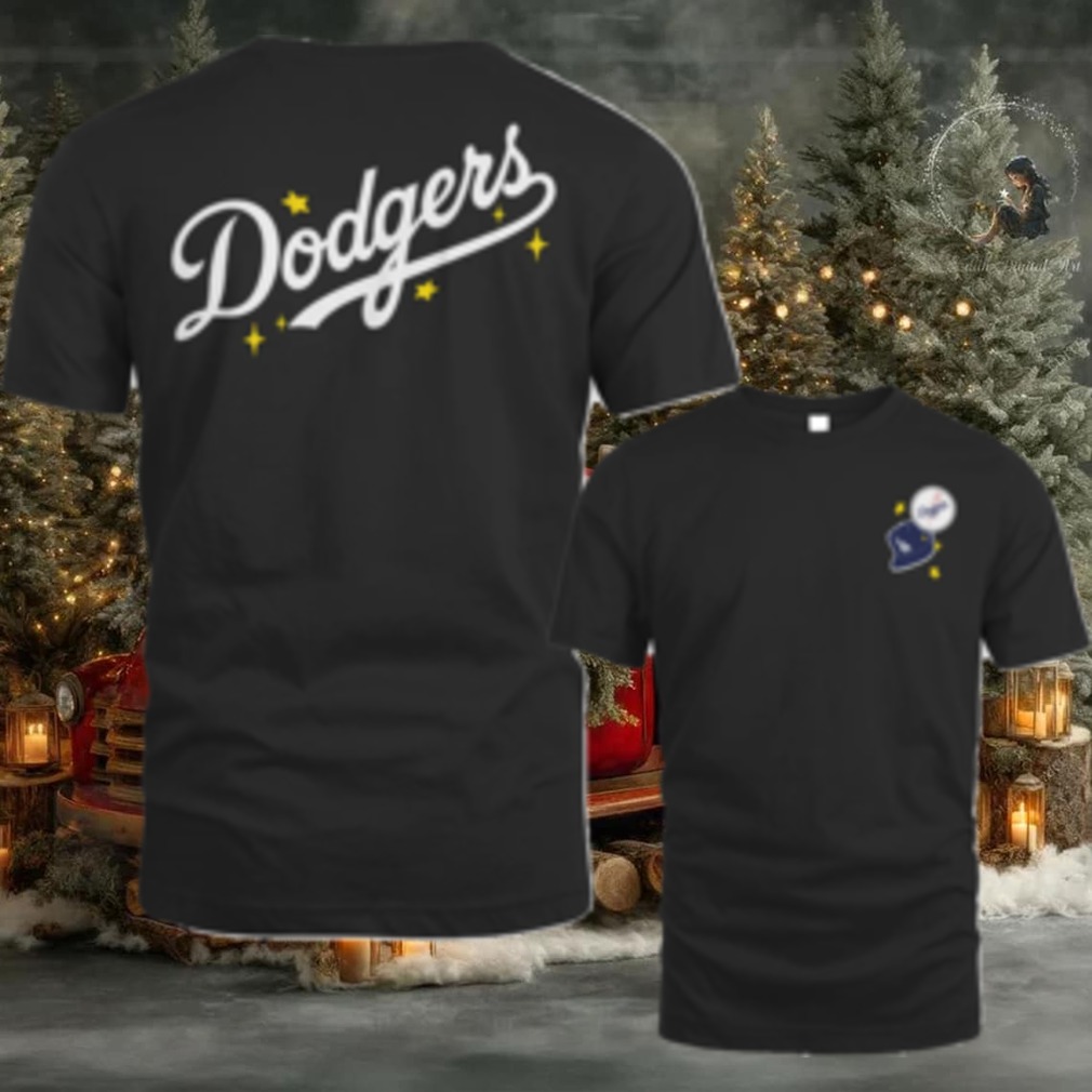 Los Angeles Dodgers New Era Stars & Cap T Shirt Los Angeles Dodgers New Era Stars & Cap T Shirt