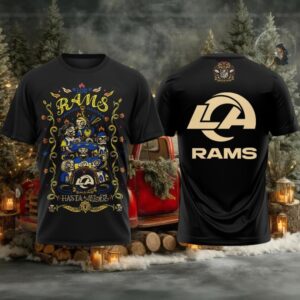 Los Angeles Rams Celebrating The Day Of The Dead Hasta La Muerte 2025 Hoodie T Shirt