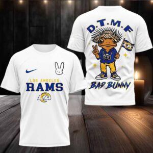 Los Angeles Rams NFL Bad Bunny 2025 New Two Sided Shirt