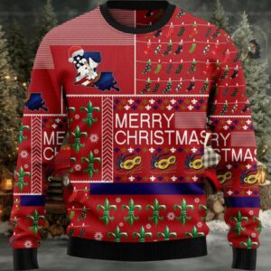 Louisiana Merry Christmas Ugly Christmas Sweater