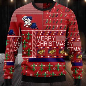 Louisiana Merry Christmas Ugly Christmas Sweater