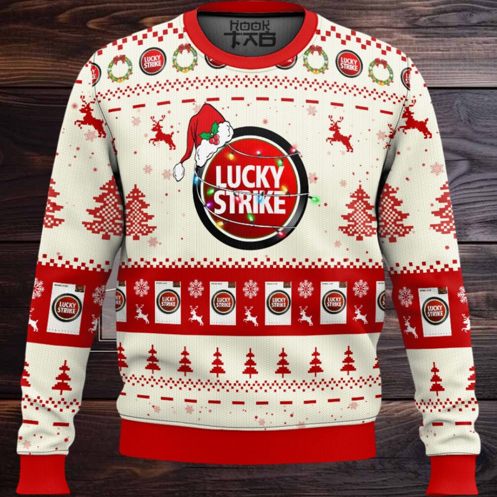 Lucky Strike Ugly Christmas Sweater Lucky Strike Ugly Christmas Sweater