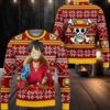 Sanji Anime Xmas Gifts One Piece Ugly Christmas Sweater