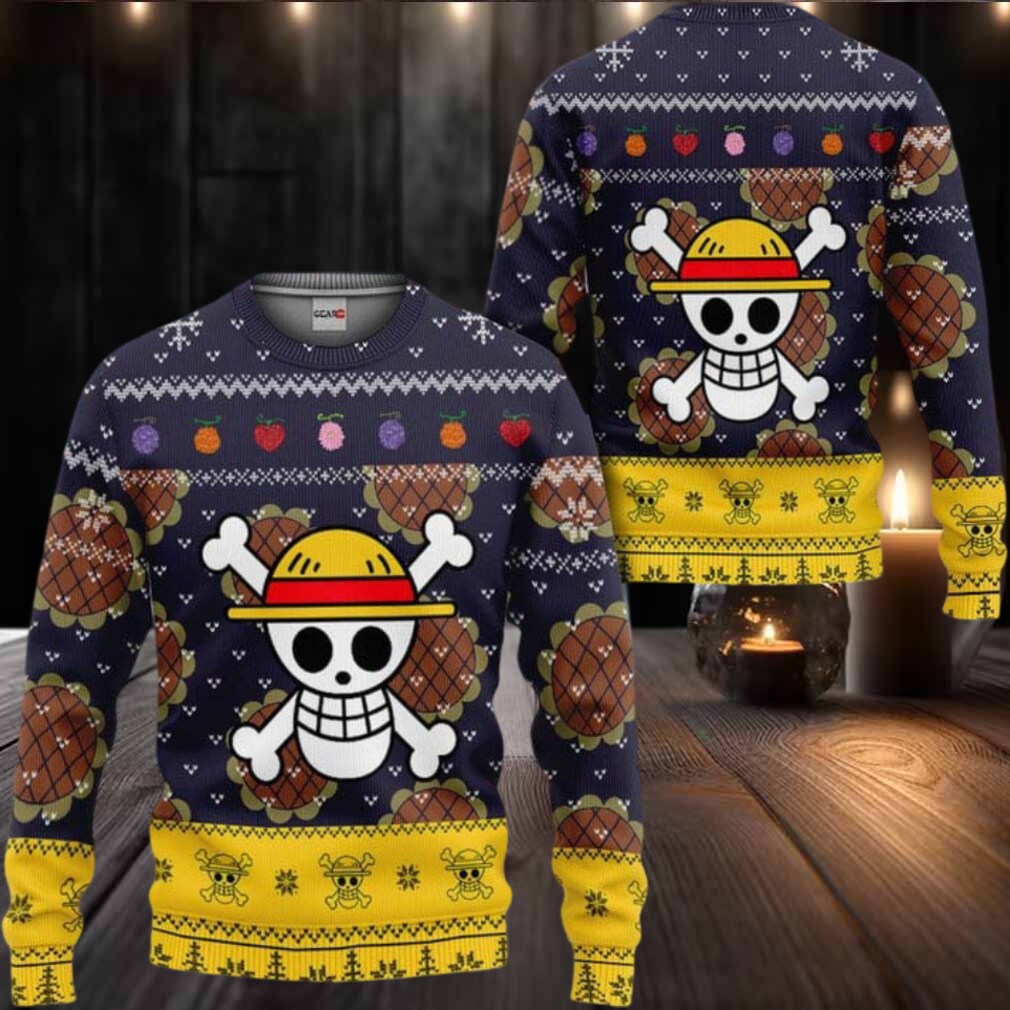 Luffy Wano Arc One Piece Ugly Christmas Sweater Luffy Wano Arc One Piece Ugly Christmas Sweater