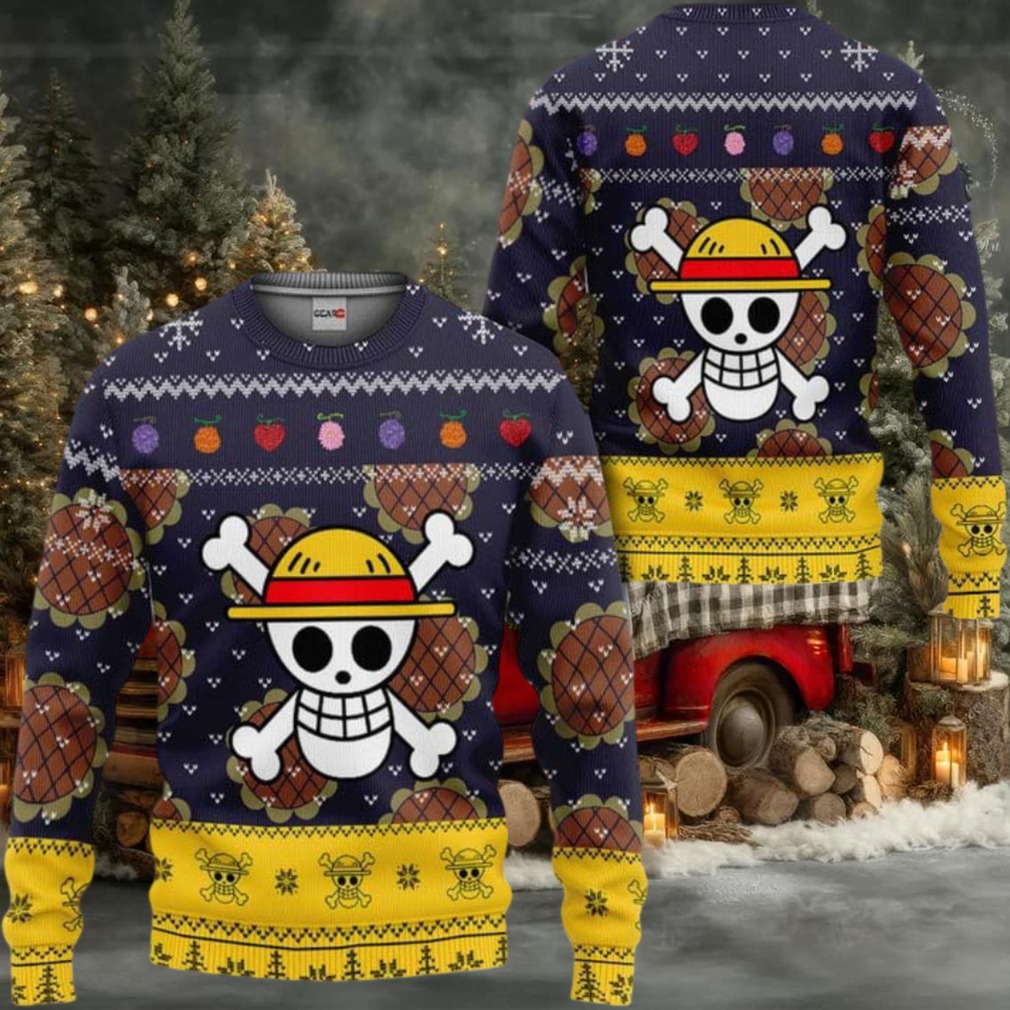 Luffy Wano Arc One Piece Ugly Christmas Sweater Luffy Wano Arc One Piece Ugly Christmas Sweater