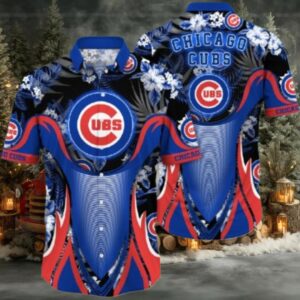 MLB Chicago Cubs Unique Pattern Sunlight Hawaiian Shirt