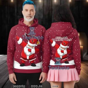 Arizona Cardinals Santa Claus Dance Ugly 3D Hoodie Youth