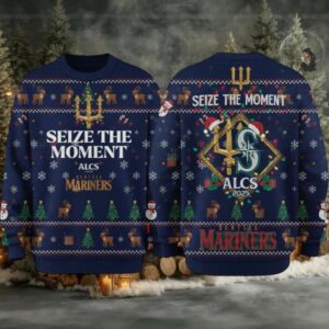 Mariners 2025 ALCS Champions Ugly Christmas Sweater