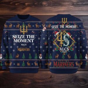 Mariners 2025 ALCS Champions Ugly Christmas Sweater