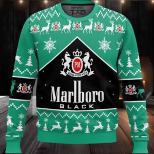 Marlboro Black Menthol Ugly Christmas Sweater