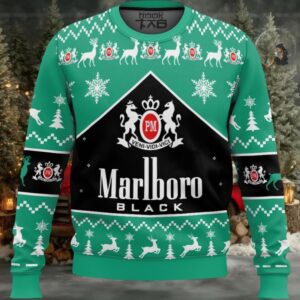 Marlboro Black Menthol Ugly Christmas Sweater