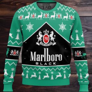 Marlboro Black Menthol Ugly Christmas Sweater