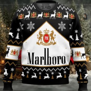 Marlboro Black Ugly Christmas Sweater