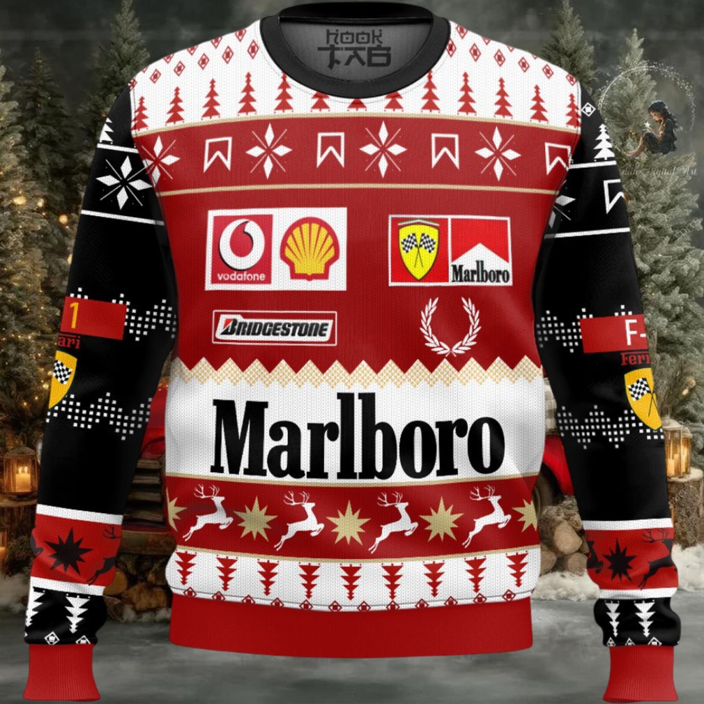 Marlboro Formula 1 Ugly Christmas Sweater Marlboro Formula 1 Ugly Christmas Sweater