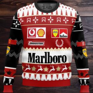 Marlboro Formula 1 Ugly Christmas Sweater